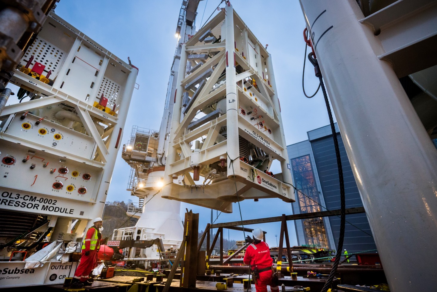 Moduły sprężarki. Fot. Orlen