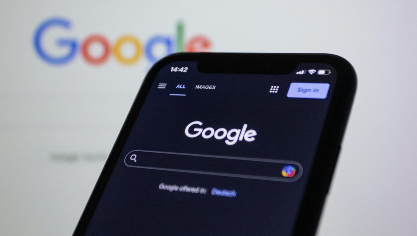 Wyszukiwarka Google. Źródło: Pexels