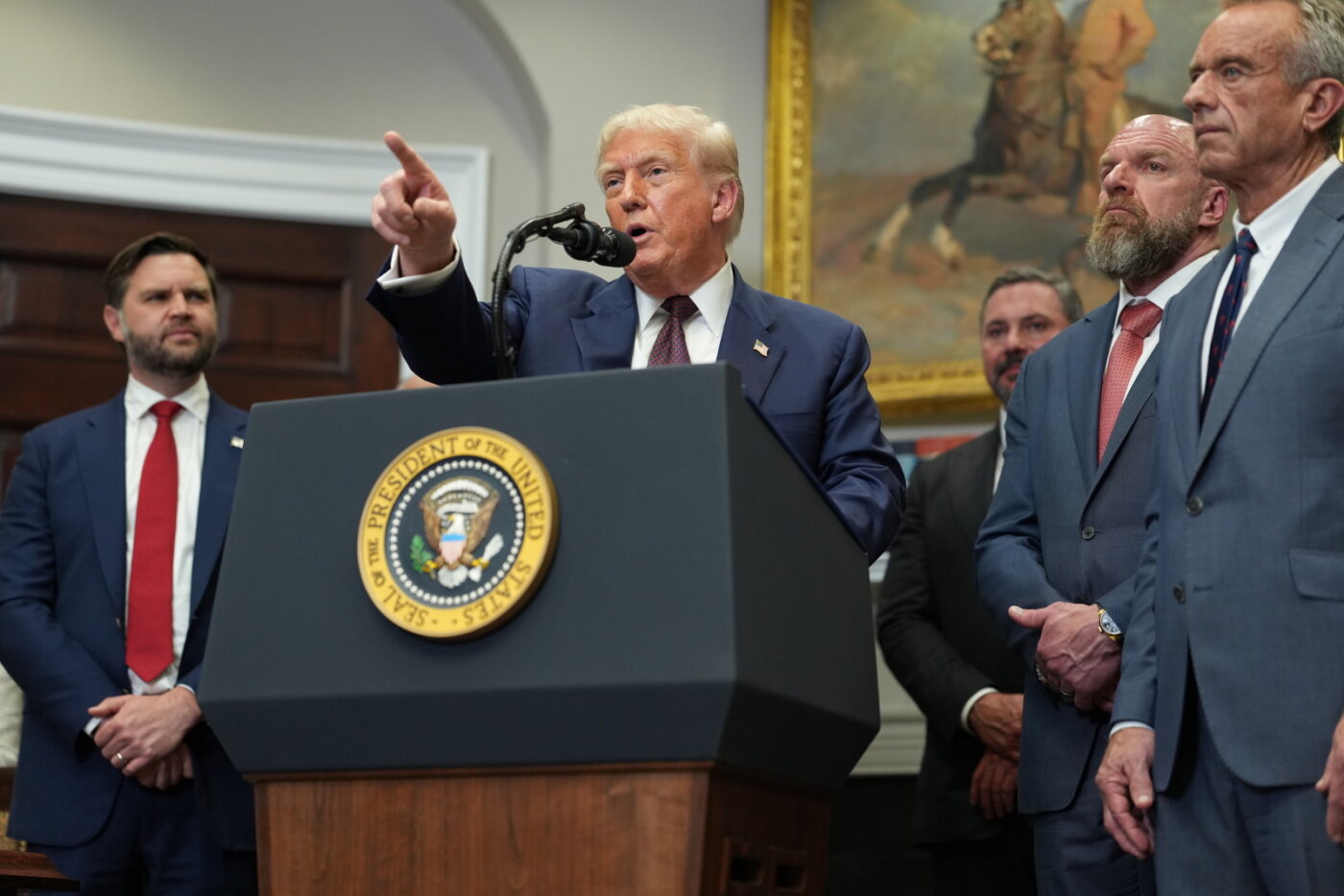 Prezydent USA Donald Trump, foto: EPA/ERIC LEE / POOL