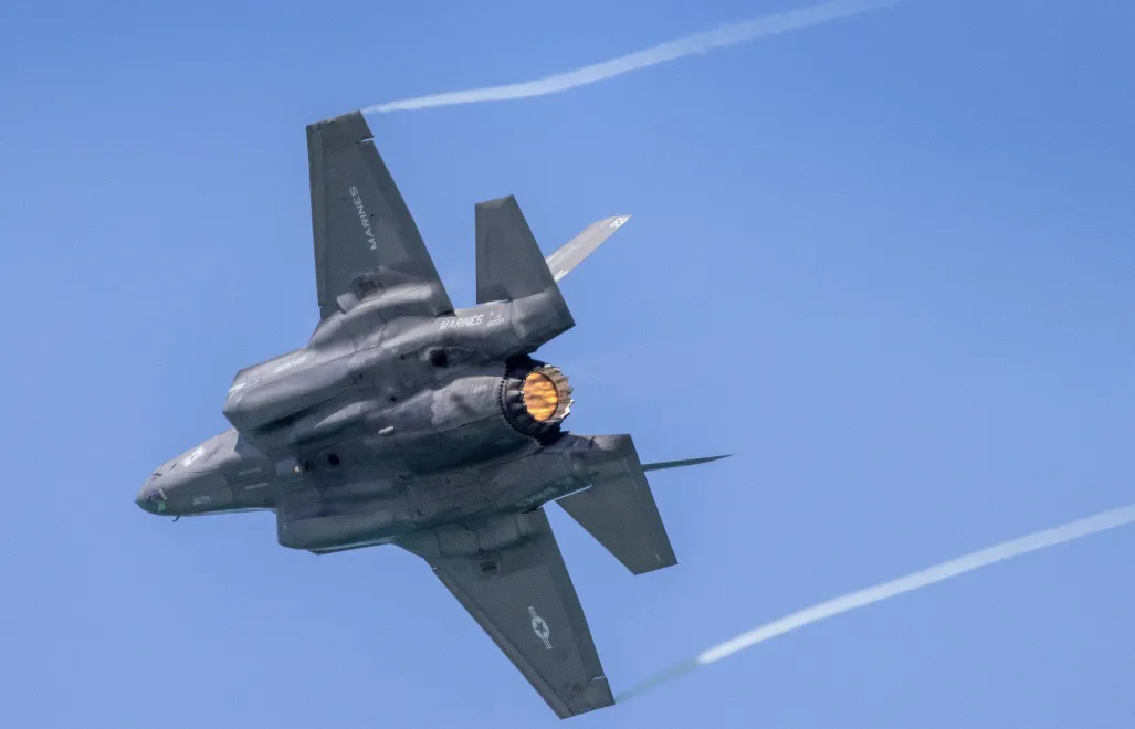 Myśliwiec F-35, fot. PAP/EPA/CRISTOBAL HERRERA-ULASHKEVICH