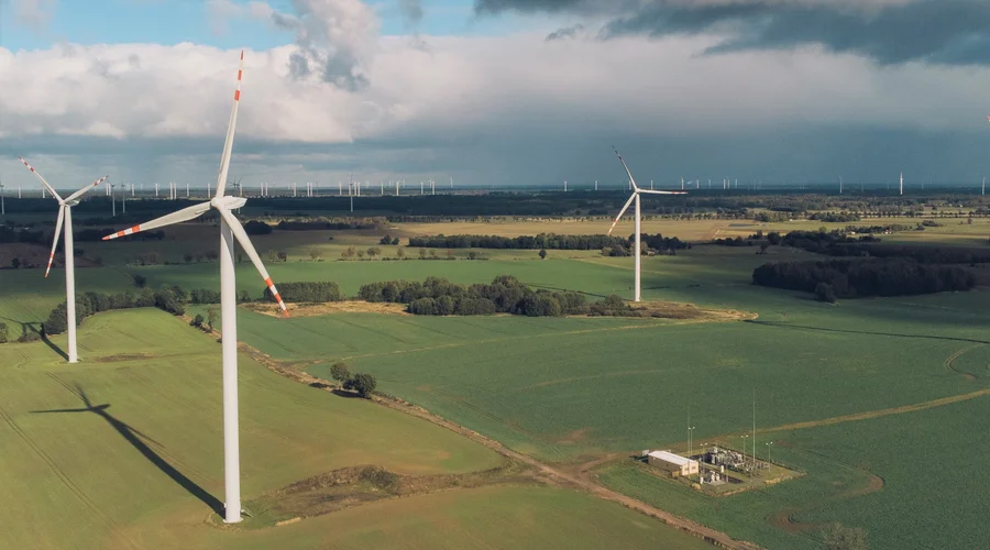 farma wiatrowa, foto KGHM