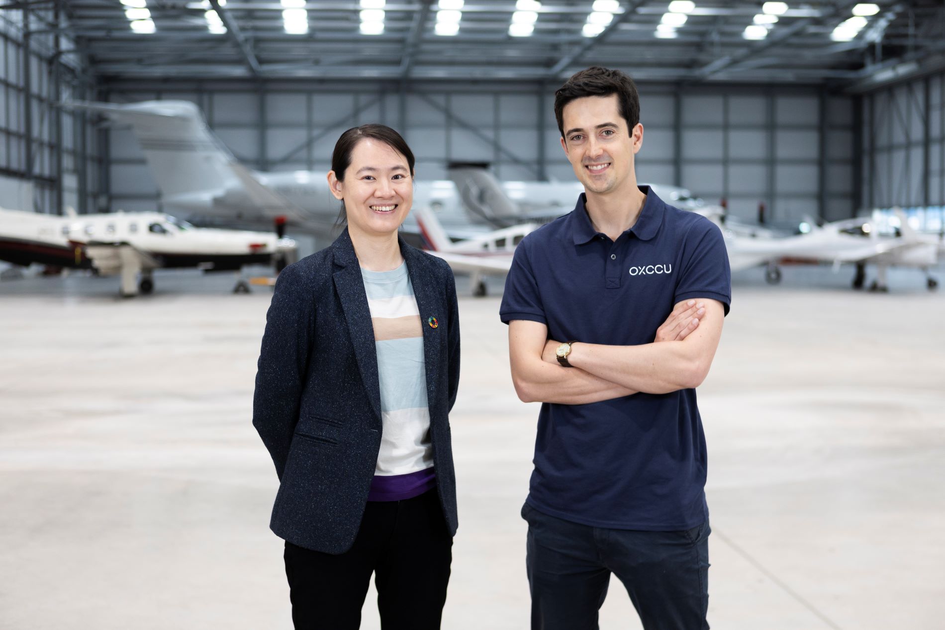 Przedstawiciele brytyjskiego startupu OXCCU. Fot. Orlen