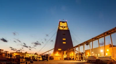 Szyb górniczy. Fot. KGHM