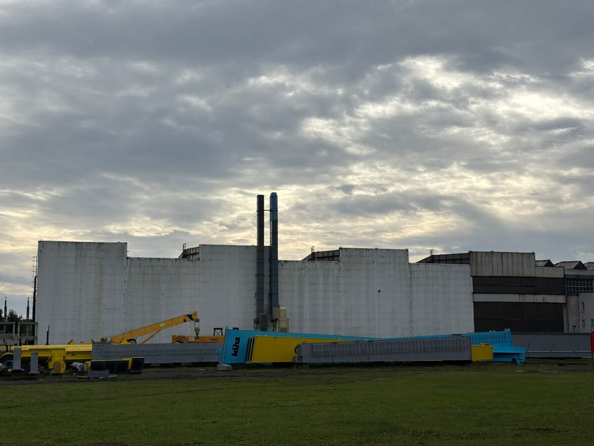 Fabryka elementów konstrukcji stalowych Famak w Kluczborku. Fot. Jędrzej Stachura