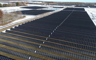 Farma słoneczna Montpelier w Ohio. Źródło: TotalEnergies 