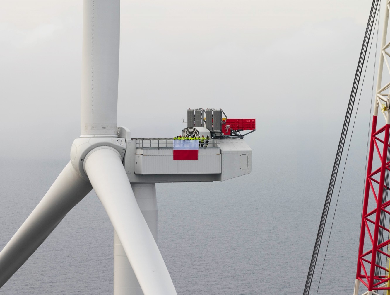 Instalacja gondoli Baltic Power. Fot. Orlen